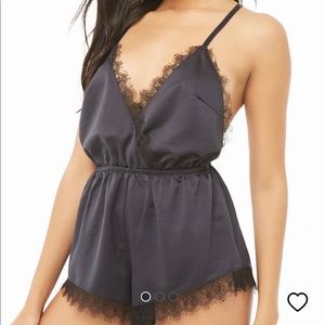 Black lace baby dolly